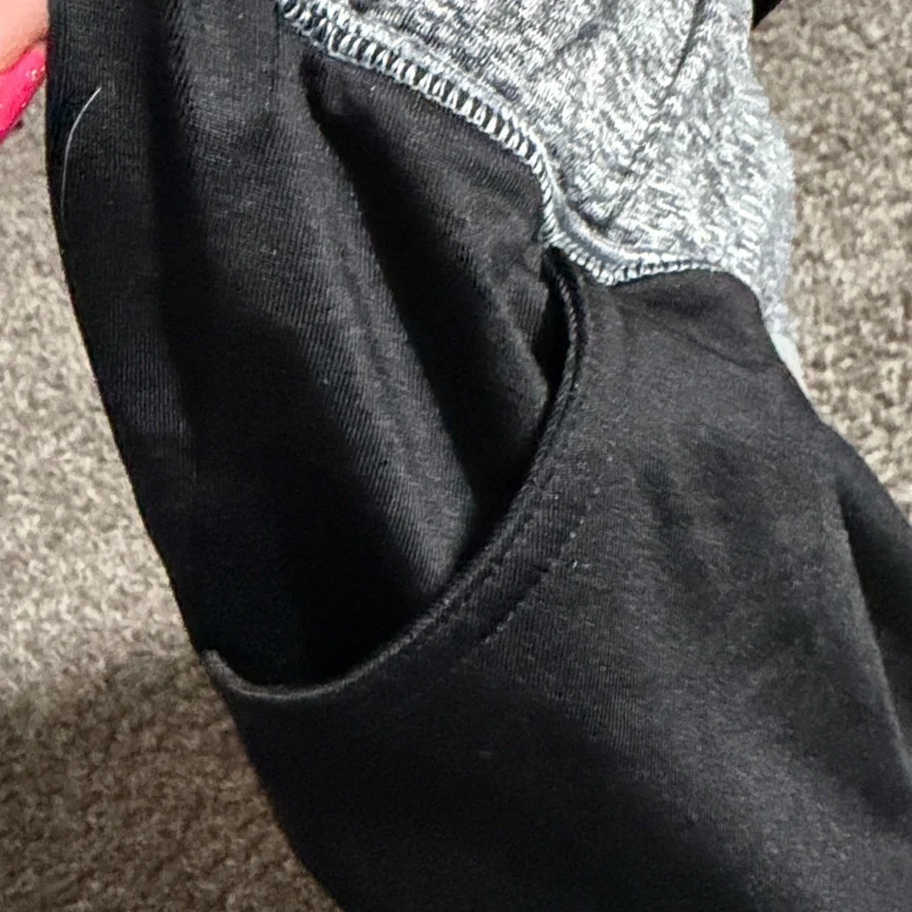 justice active Black Jogger Pants with Gray Accents size 16